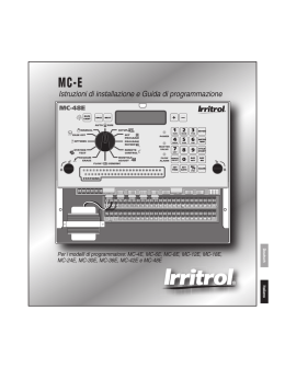 Manuale prodotto