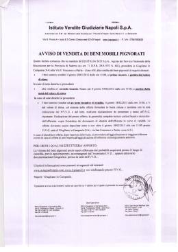 Istituto Vendite Giudiziarie Napoli SpA