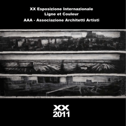 XX 2011 - Associazione Architetti artisti