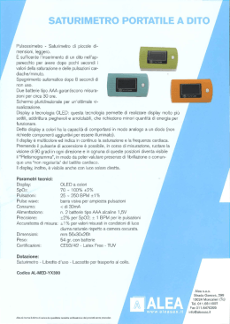 Saturimetro a dito XY 300