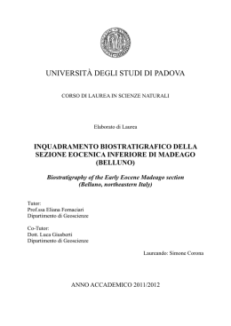 Documento PDF - Università degli Studi di Padova