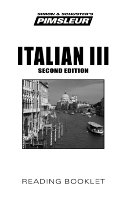 ITALIAN III