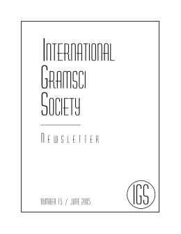 Gramsci: Guida alla lettura - International Gramsci Society