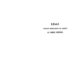 Modificazioni ed Aggiunte al Codice Estense