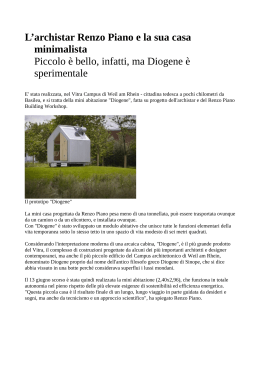 L`archistar Renzo Piano e la sua casa minimalista