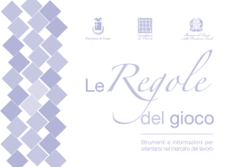 Le Regole del Gioco