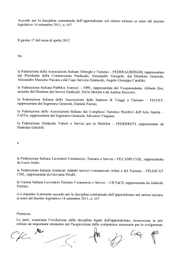 Turismo - Ente Bilaterale Turismo Spiagge Venete ed Entroterra della