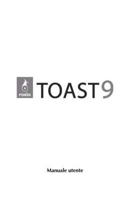 Toast 9 Manuale utente