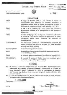 allegato n. 1 - Albo di Ateneo - Università degli Studi del Molise