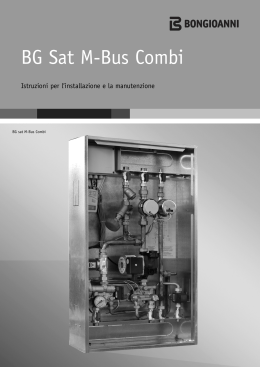 BG Sat M-Bus Combi - Bongioanni Caldaie