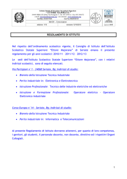 istituto tecnico statale &ldquo;ettore majorana&rdquo; - seriate
