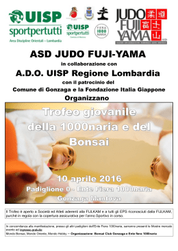 Circolare Trofeo - Judo Fuji-Yama