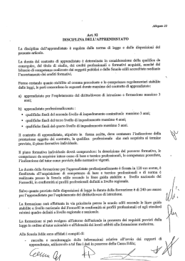 NORMATIVA APPRENDISTATO ccnl 2008