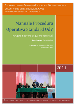 Manuale Procedura Operativa Standard OdV