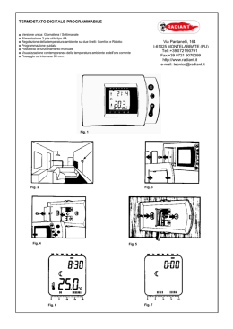 Termostato digitale programmabile