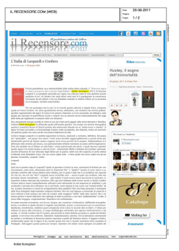 IL RECENSORE.COM - Bollati Boringhieri