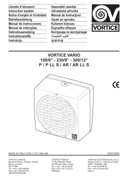Manual - Vortice