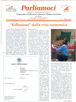 N. 27 febbraio 2011 - Cooperativa Edificatrice Filippo Corridoni