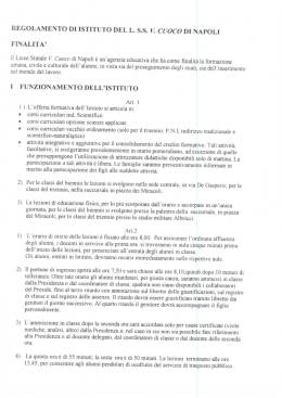 regolamento di istituto - "Cuoco-Campanella"