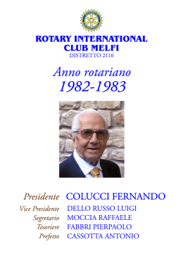 Libretto 41.cdr - rotaryclubmelfi