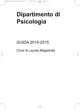 Guida Magistrali a.a. 2014_2015