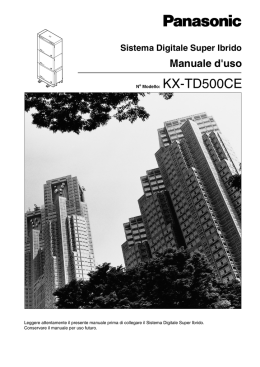 Manuale di Utente Manuale d`uso KX