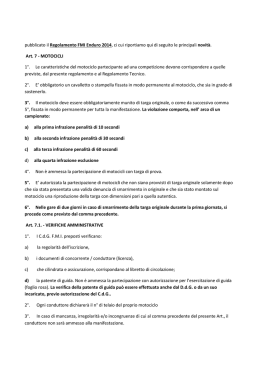 Novit&agrave; Regolamento FMI Enduro 2014