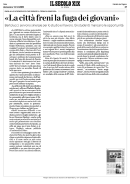 il secoli] xix - Università di Pisa