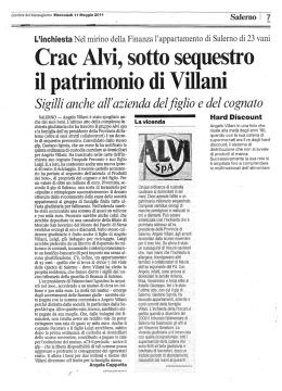 Crac Alvi, sotto sequestro