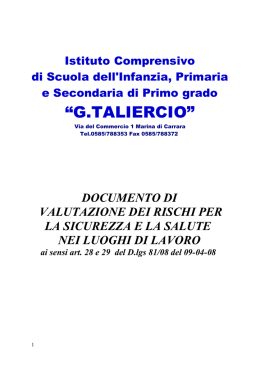 scuola media statale - Istituto Comprensivo "G.Taliercio"