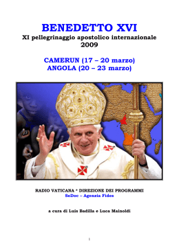 benedetto xvi - Radio Vaticana