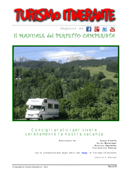 Il mondo del camper e del turismo itinerante è minato da