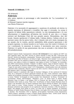 schede studi scenici