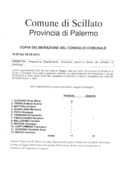Delibera di CC n. 9 del 08.05.2013