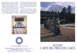 Depliant Kyudo  - Accademia Romana Kyudo