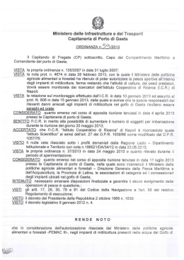 ordinanza 59.2013 pesca sportiva predatori - H24 notizie