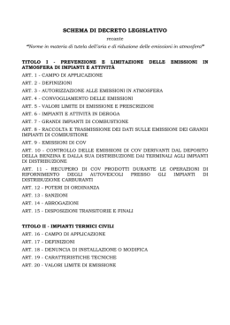 schema di decreto legislativo