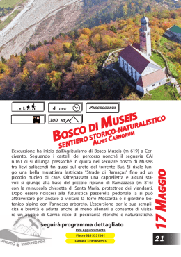 17 Maggio 2015 – Bosco di Museis