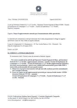 Corso di Primo Soccorso 9/10 marzo 2015