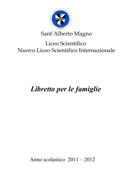 libretto famiglie liceo-1 - Istituto S.Alberto Magno