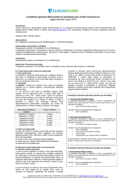 Condizioni generali di assicurazione