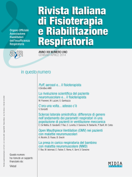 Rivista Italiana di Fisioterapia e Riabilitazione Respiratoria Rivista