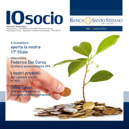 IOsocio 02/2010 - Banca Santo Stefano