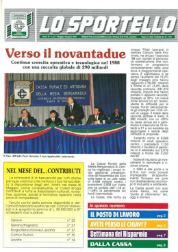 lllllllllilli&hellip; - Banca della Bergamasca