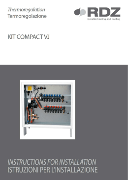 Manuale tecnico Kit Compact VJ