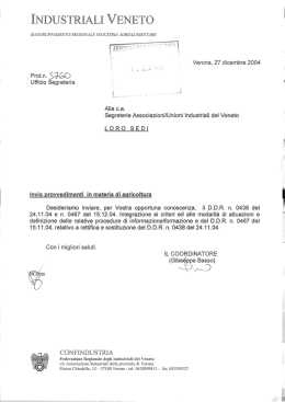 Prot.n. - Confindustria Vicenza