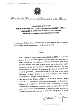 Accordo quadro - Università degli Studi Roma Tre