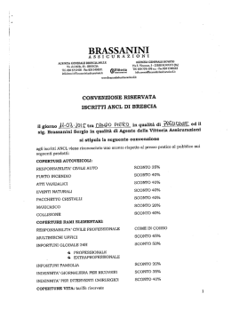 convenzione tra ancl e vittoria assicurazione