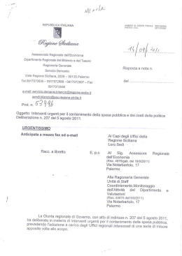 Direttiva prot.n. 53996 del 14-09-2011