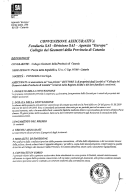 Convenzione RCA